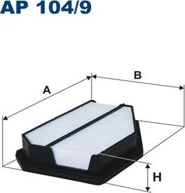 Filtron AP104/9 - Въздушен филтър vvparts.bg