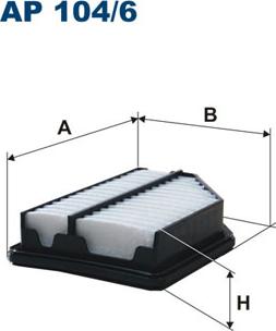 Filtron AP104/6 - Въздушен филтър vvparts.bg