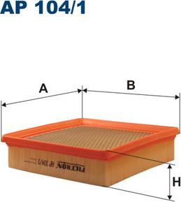 Filtron AP104/1 - Въздушен филтър vvparts.bg