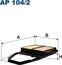 Filtron AP104/2 - Въздушен филтър vvparts.bg