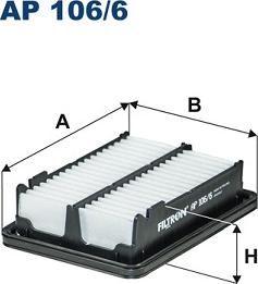 Filtron AP106/6 - Въздушен филтър vvparts.bg