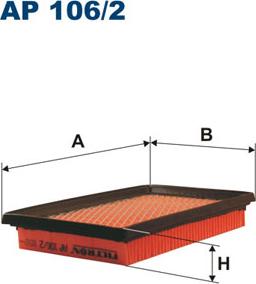 Filtron AP106/2 - Въздушен филтър vvparts.bg