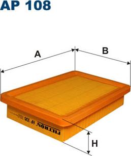 Filtron AP108 - Въздушен филтър vvparts.bg