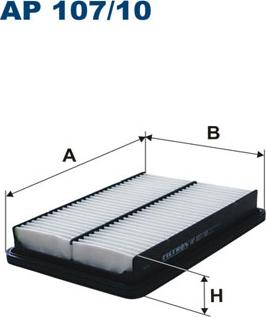 Filtron AP107/10 - Въздушен филтър vvparts.bg