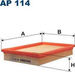 Filtron AP114 - Въздушен филтър vvparts.bg