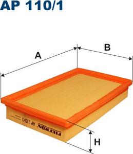 Filtron AP110/1 - Въздушен филтър vvparts.bg