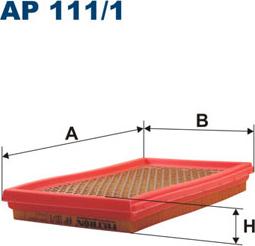 Filtron AP111/1 - Въздушен филтър vvparts.bg