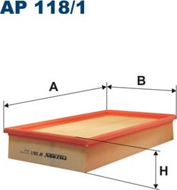 Filtron AP118/1 - Въздушен филтър vvparts.bg