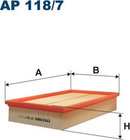 Filtron AP118/7 - Въздушен филтър vvparts.bg