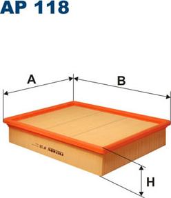 Filtron AP118 - Въздушен филтър vvparts.bg