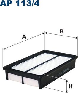 Filtron AP113/4 - Въздушен филтър vvparts.bg