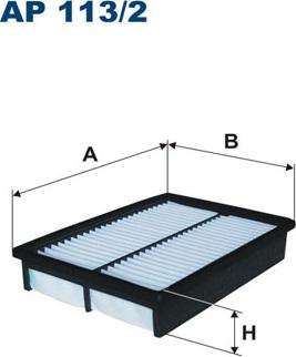 Filtron AP113/2 - Въздушен филтър vvparts.bg