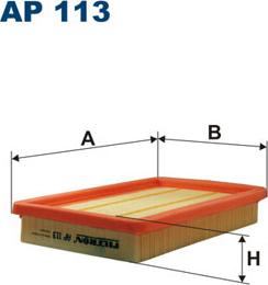 Filtron AP113 - Въздушен филтър vvparts.bg