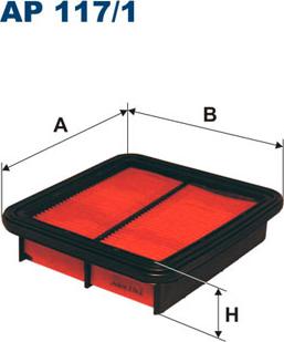 Filtron AP117/1 - Въздушен филтър vvparts.bg