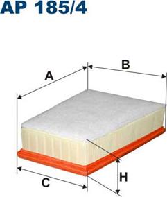 Filtron AP185/4 - Въздушен филтър vvparts.bg