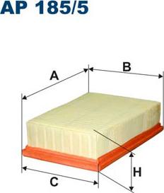 Filtron AP185/5 - Въздушен филтър vvparts.bg