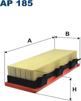 Filtron AP185 - Въздушен филтър vvparts.bg