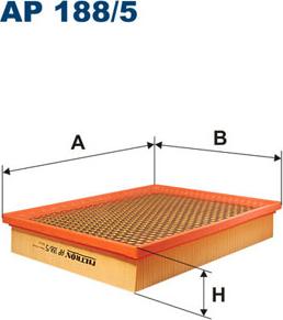 Filtron AP188/5 - Въздушен филтър vvparts.bg