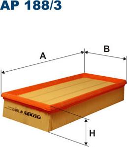 Filtron AP188/3 - Въздушен филтър vvparts.bg