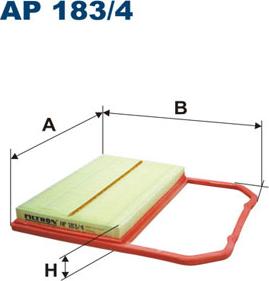 Filtron AP183/4 - Въздушен филтър vvparts.bg