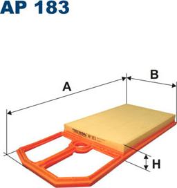 Filtron AP183 - Въздушен филтър vvparts.bg