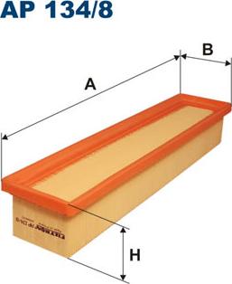 Filtron AP134/8 - Въздушен филтър vvparts.bg