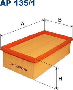 Filtron AP135/1 - Въздушен филтър vvparts.bg