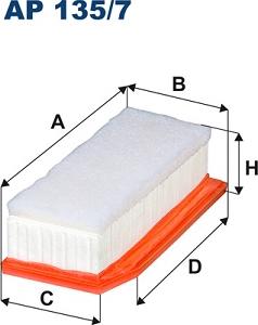 Filtron AP135/7 - Въздушен филтър vvparts.bg