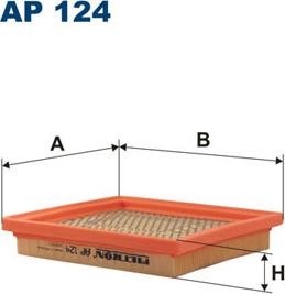 Filtron AP124 - Въздушен филтър vvparts.bg