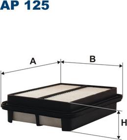 Filtron AP125 - Въздушен филтър vvparts.bg