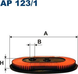 Filtron AP123/1 - Въздушен филтър vvparts.bg