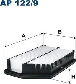 Filtron AP122/9 - Въздушен филтър vvparts.bg