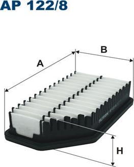 Filtron AP122/8 - Въздушен филтър vvparts.bg