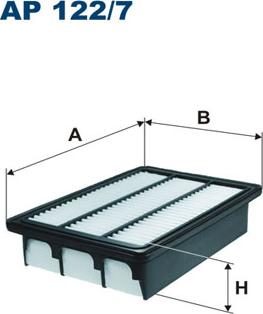 Filtron AP122/7 - Въздушен филтър vvparts.bg