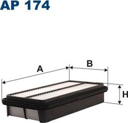 Filtron AP174 - Въздушен филтър vvparts.bg