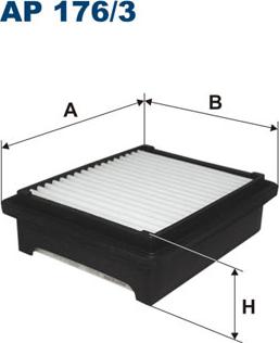 Filtron AP176/3 - Въздушен филтър vvparts.bg