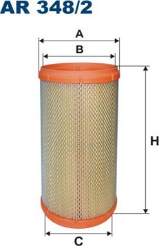 Filtron AR348/2 - Въздушен филтър vvparts.bg