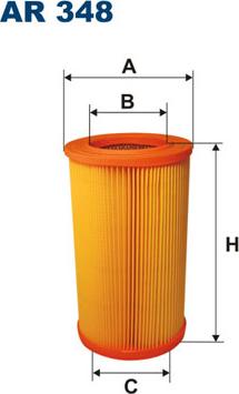 Filtron AR348 - Въздушен филтър vvparts.bg