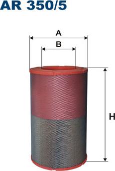 Filtron AR350/5 - Въздушен филтър vvparts.bg