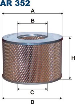 Filtron AR352 - Въздушен филтър vvparts.bg