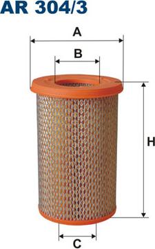 Filtron AR304/3 - Въздушен филтър vvparts.bg