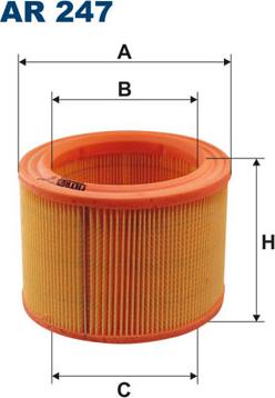 Filtron AR247 - Въздушен филтър vvparts.bg