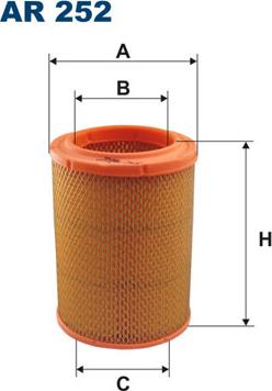 Filtron AR252 - Въздушен филтър vvparts.bg