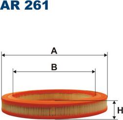 Filtron AR261 - Въздушен филтър vvparts.bg