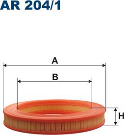 Filtron AR204/1 - Въздушен филтър vvparts.bg