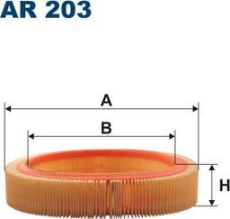 Filtron AR203 - Въздушен филтър vvparts.bg