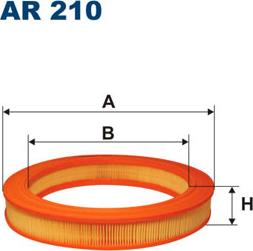 Filtron AR210 - Въздушен филтър vvparts.bg