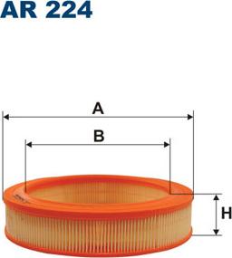 Filtron AR224 - Въздушен филтър vvparts.bg