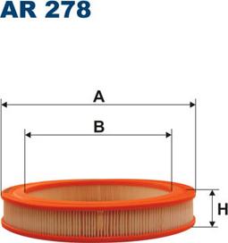 Filtron AR278 - Въздушен филтър vvparts.bg