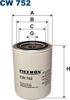 Filtron CW752 - Филтър за охладителната течност vvparts.bg